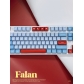 GMK Falan 104+85 SA Profile ABS Doubleshot Keycaps Set for Cherry MX Mechanical Gaming Keyboard